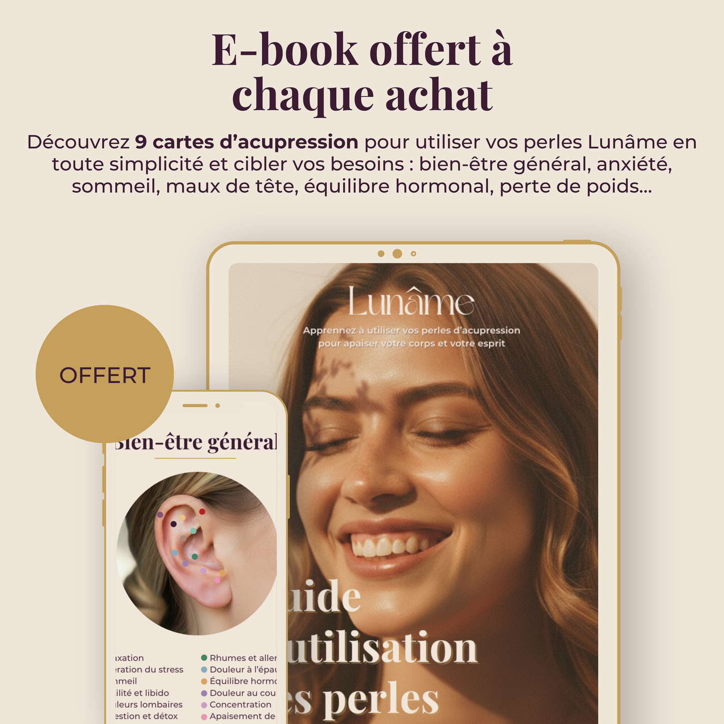 Perles d’acupression sérénité