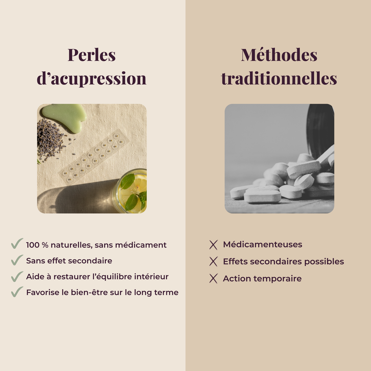 Perles d’acupression sérénité